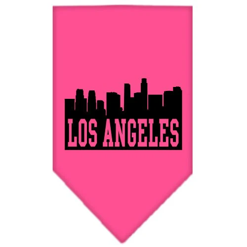 Pet and Dog Bandana Screen Printed, "Los Angeles Skyline" - Image 3