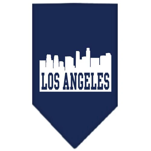 Pet and Dog Bandana Screen Printed, "Los Angeles Skyline" - Image 4
