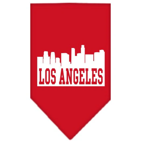 Pet and Dog Bandana Screen Printed, "Los Angeles Skyline" - Image 5