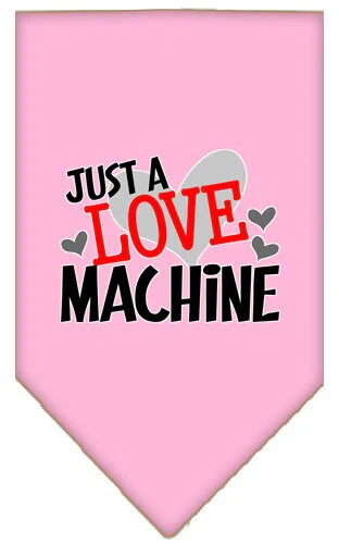 Pet and Dog Bandana Screen Printed, "Love Machine" - Image 5