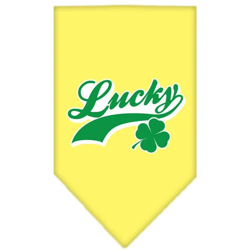 Pet and Dog Bandana Screen Printed,  "Lucky Swoosh" - Image 9