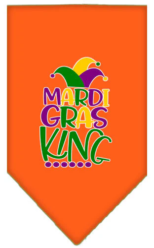 Pet and Dog Bandana Screen Printed, "Mardi Gras King" - Image 14