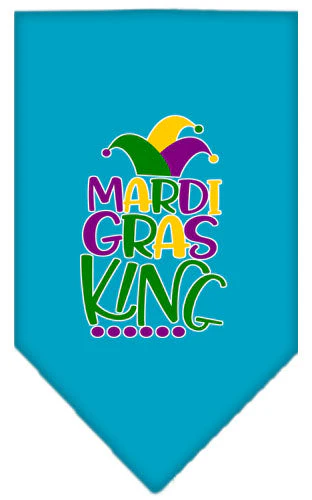 Pet and Dog Bandana Screen Printed, "Mardi Gras King" - Image 16