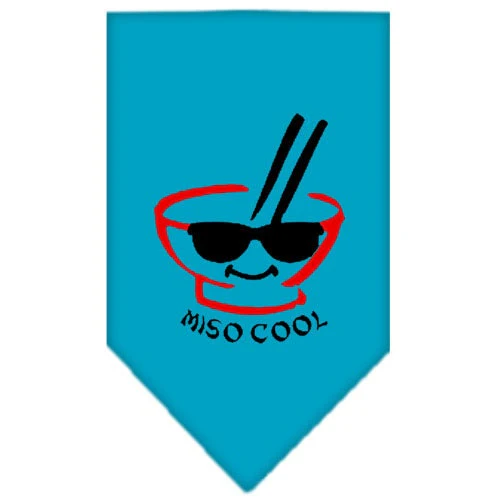 Pet and Dog Bandana Screen Printed, "Miso Cool" - Image 4