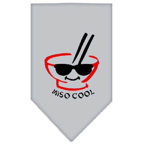 Pet and Dog Bandana Screen Printed, "Miso Cool" - Image 5