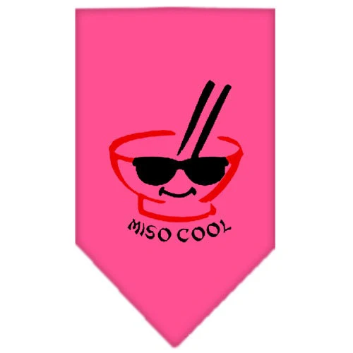 Pet and Dog Bandana Screen Printed, "Miso Cool" - Image 7