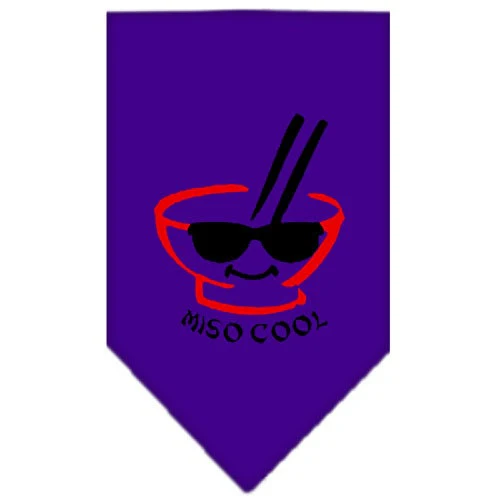 Pet and Dog Bandana Screen Printed, "Miso Cool" - Image 9