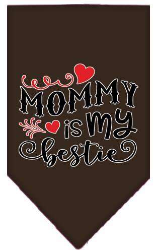 Pet and Dog Bandana Screen Printed, "Mommy Is My Bestie" - Image 5