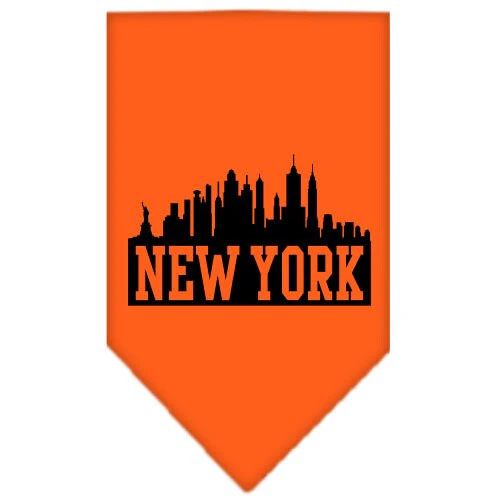 Pet and Dog Bandana Screen Printed, "New York Skyline" - Image 10