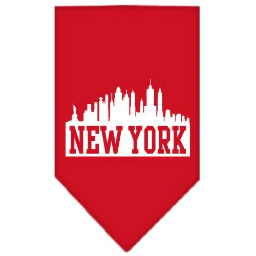Pet and Dog Bandana Screen Printed, "New York Skyline" - Image 6