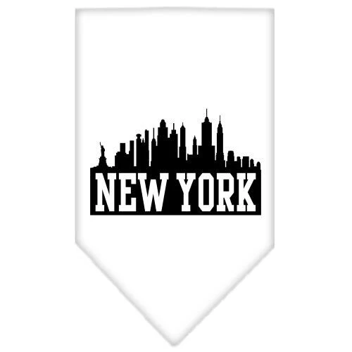 Pet and Dog Bandana Screen Printed, "New York Skyline" - Image 7