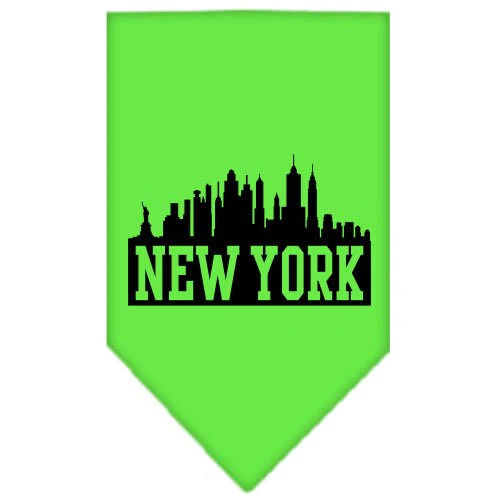 Pet and Dog Bandana Screen Printed, "New York Skyline" - Image 8