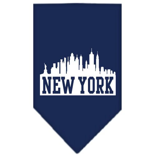 Pet and Dog Bandana Screen Printed, "New York Skyline" - Image 9