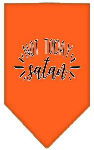 Pet and Dog Bandana Screen Printed, "Not Today Satan" - Image 6