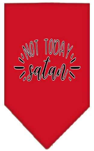Pet and Dog Bandana Screen Printed, "Not Today Satan" - Image 9