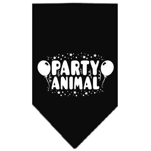 Pet and Dog Bandana Screen Printed, "Party Animal" - Image 2