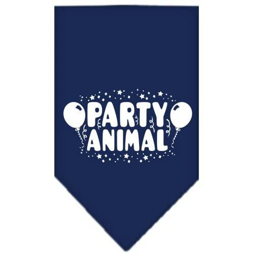Pet and Dog Bandana Screen Printed, "Party Animal" - Image 4