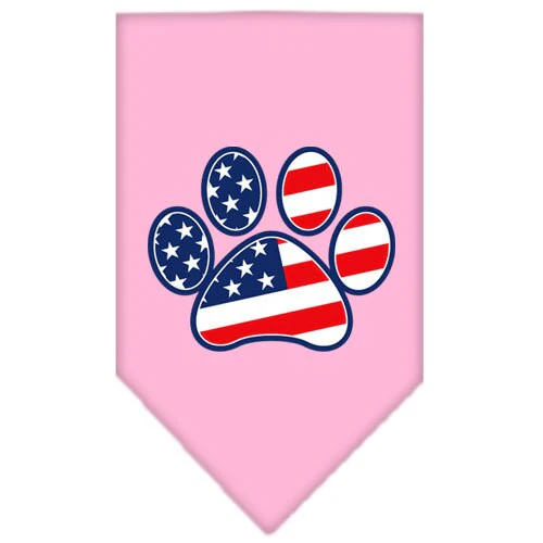 Pet and Dog Bandana Screen Printed, "Patriotic Paw" - Image 10