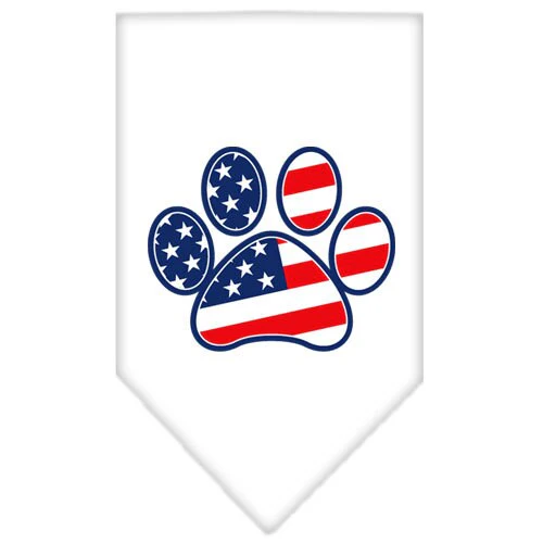 Pet and Dog Bandana Screen Printed, "Patriotic Paw" - Image 2