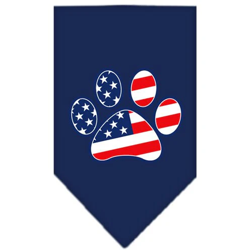 Pet and Dog Bandana Screen Printed, "Patriotic Paw" - Image 3