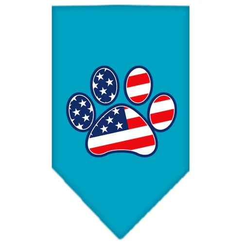 Pet and Dog Bandana Screen Printed, "Patriotic Paw" - Image 6