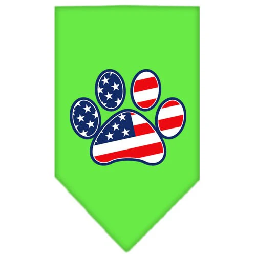 Pet and Dog Bandana Screen Printed, "Patriotic Paw" - Image 9