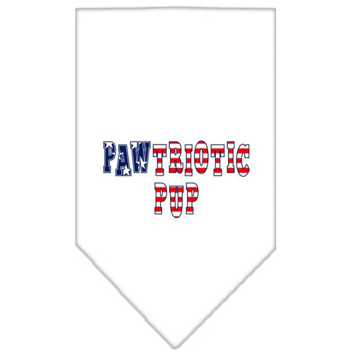 Pet and Dog Bandana Screen Printed, "Pawtriotic Pup" - Image 4