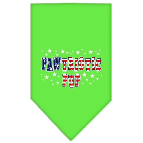 Pet and Dog Bandana Screen Printed, "Pawtriotic Pup" - Image 6