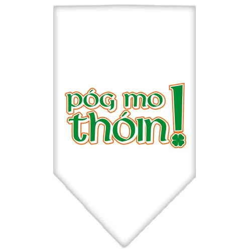 Pet and Dog Bandana Screen Printed, "Pog Mo Thoin" - Image 3