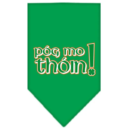 Pet and Dog Bandana Screen Printed, "Pog Mo Thoin" - Image 4