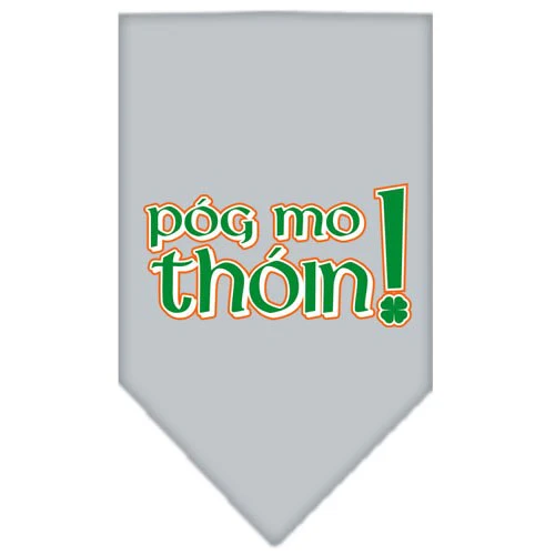 Pet and Dog Bandana Screen Printed, "Pog Mo Thoin" - Image 5