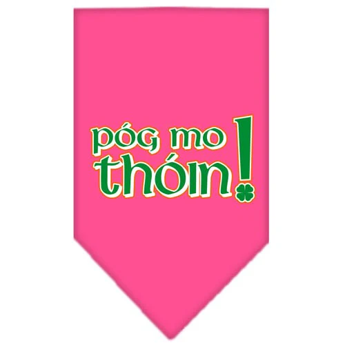 Pet and Dog Bandana Screen Printed, "Pog Mo Thoin" - Image 7