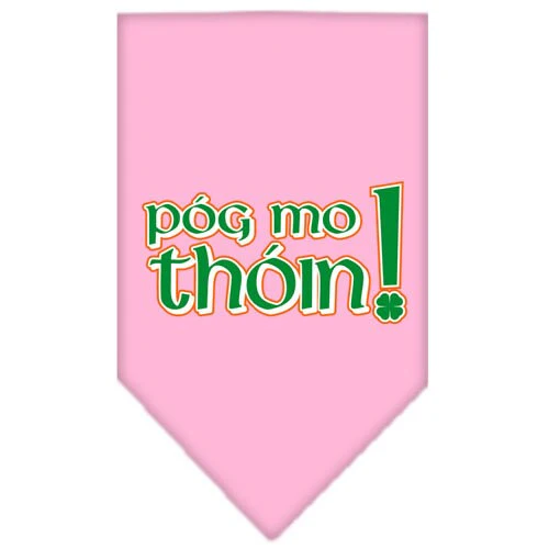 Pet and Dog Bandana Screen Printed, "Pog Mo Thoin" - Image 8
