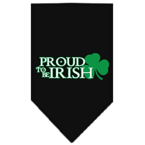 Pet and Dog Bandana Screen Printed, "Proud To Be Irish" - Image 2