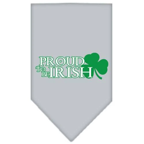 Pet and Dog Bandana Screen Printed, "Proud To Be Irish" - Image 3