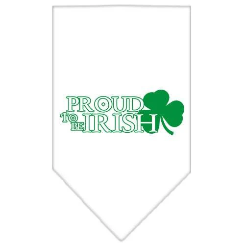 Pet and Dog Bandana Screen Printed, "Proud To Be Irish" - Image 4