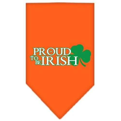 Pet and Dog Bandana Screen Printed, "Proud To Be Irish" - Image 5