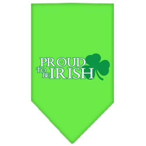 Pet and Dog Bandana Screen Printed, "Proud To Be Irish" - Image 6