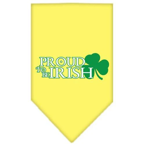Pet and Dog Bandana Screen Printed, "Proud To Be Irish" - Image 7