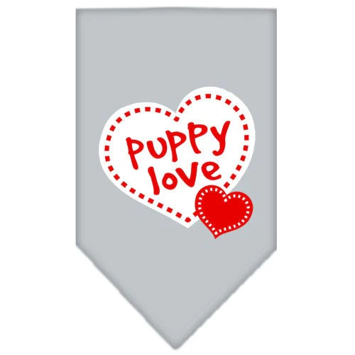 Pet and Dog Bandana Screen Printed, "Puppy Love" - Image 6