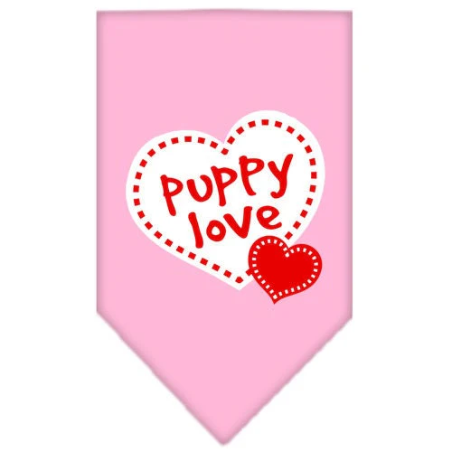 Pet and Dog Bandana Screen Printed, "Puppy Love" - Image 7