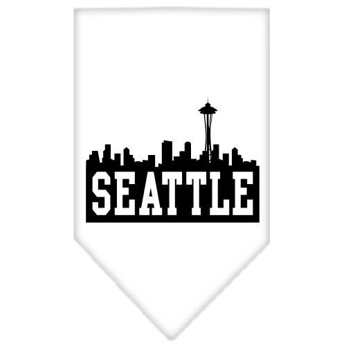 Pet and Dog Bandana Screen Printed, "Seattle Skyline" - Image 10
