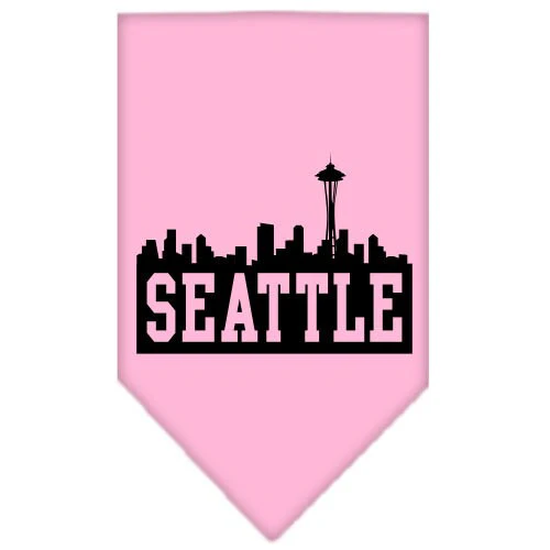 Pet and Dog Bandana Screen Printed, "Seattle Skyline" - Image 8