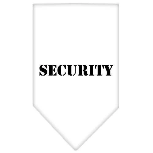 Pet and Dog Bandana Screen Printed, "Security" - Image 2