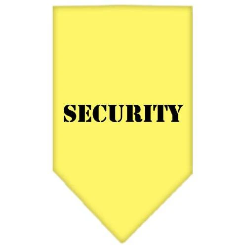 Pet and Dog Bandana Screen Printed, "Security" - Image 3