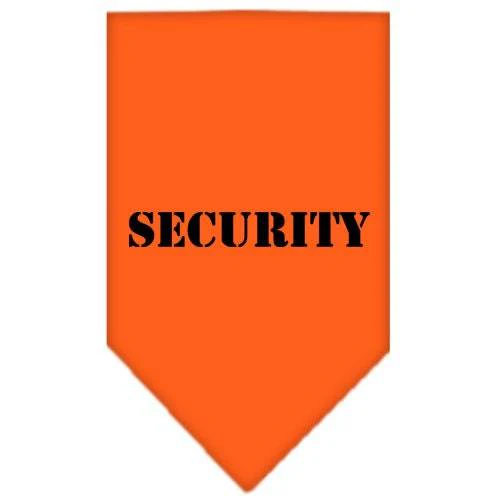 Pet and Dog Bandana Screen Printed, "Security" - Image 4