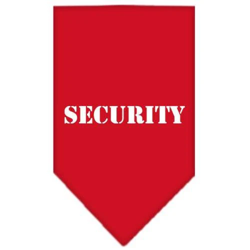 Pet and Dog Bandana Screen Printed, "Security" - Image 5