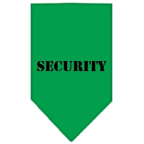 Pet and Dog Bandana Screen Printed, "Security" - Image 6