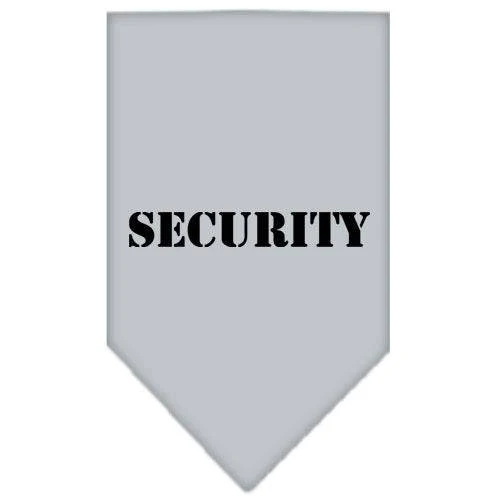 Pet and Dog Bandana Screen Printed, "Security" - Image 7