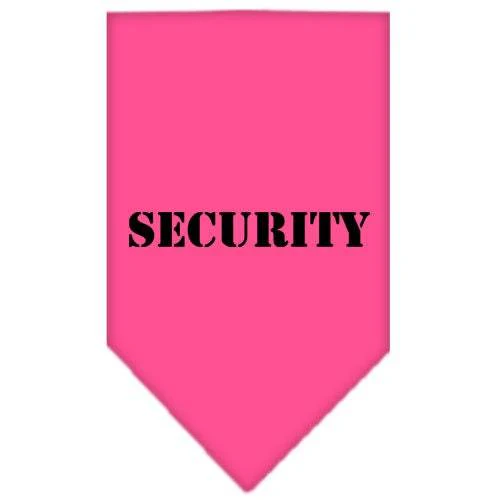 Pet and Dog Bandana Screen Printed, "Security" - Image 9